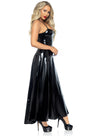 Black Vinyl Gown