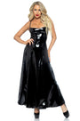 Black Vinyl Gown