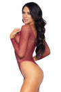 Rhinestone Fishnet Bodysuit