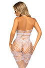 Net and Lace Sheer Bodystocking