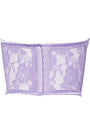 Lavender Sheer Lace Underwire Corset