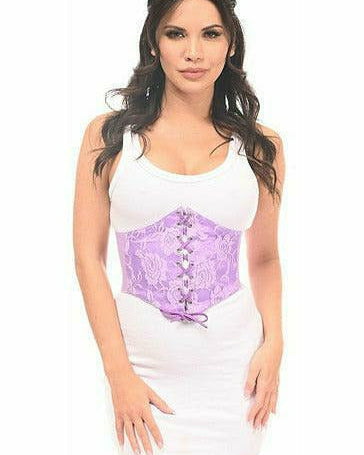 Purple Lace Corset Belt Cincher