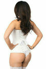 White Brocade Corset