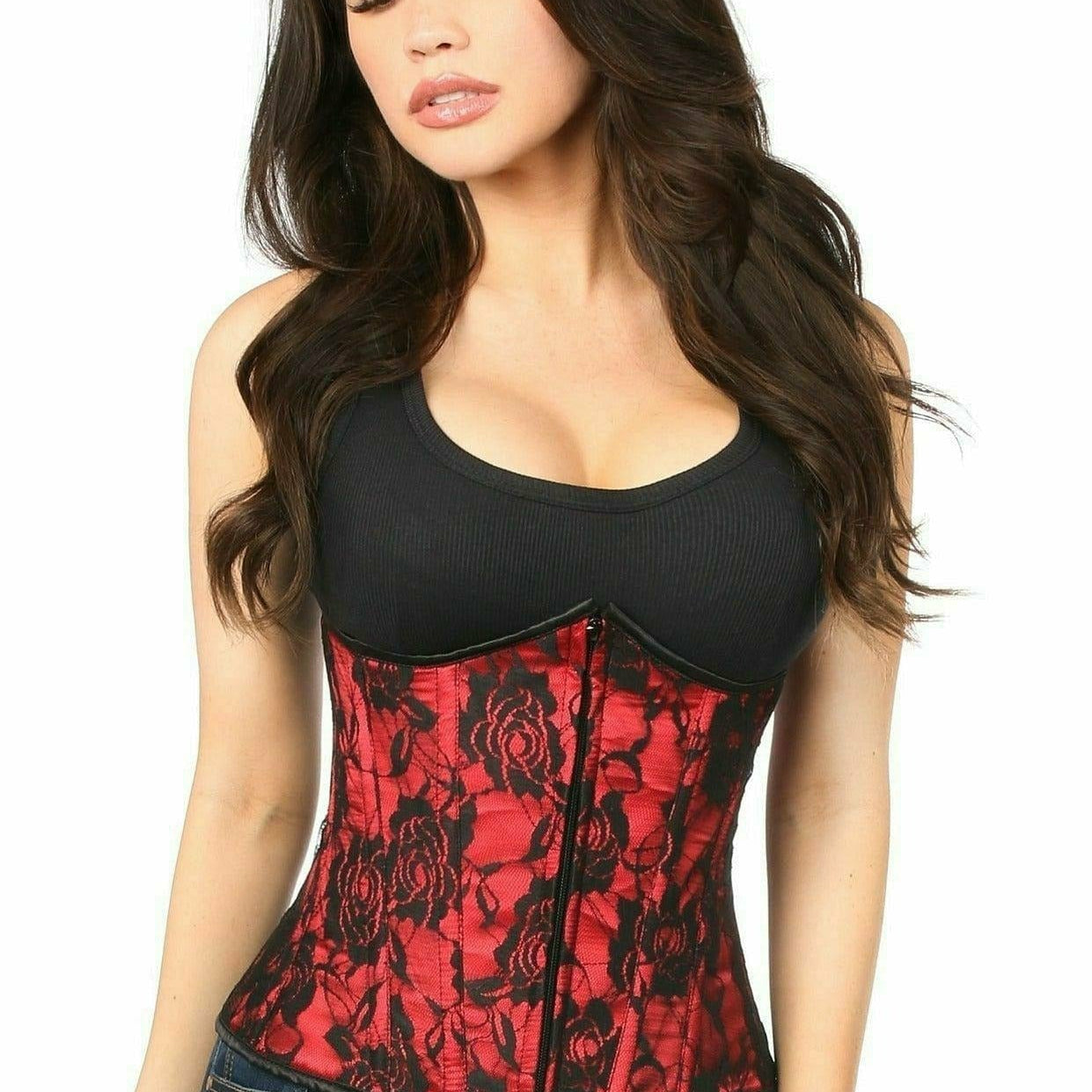 Red Underbust Corset