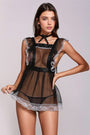 Mesh Babydoll Maid
