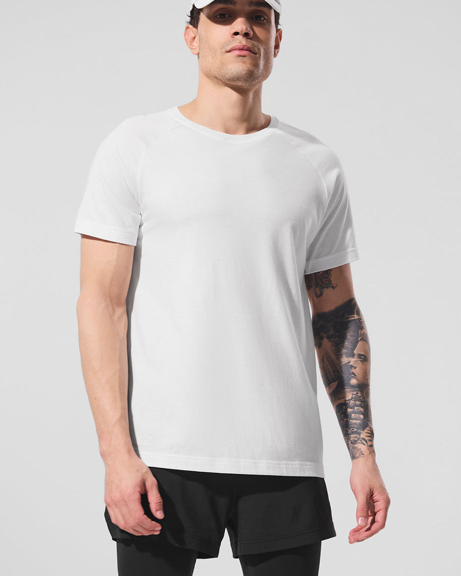 Triumph Raglan Tee - White