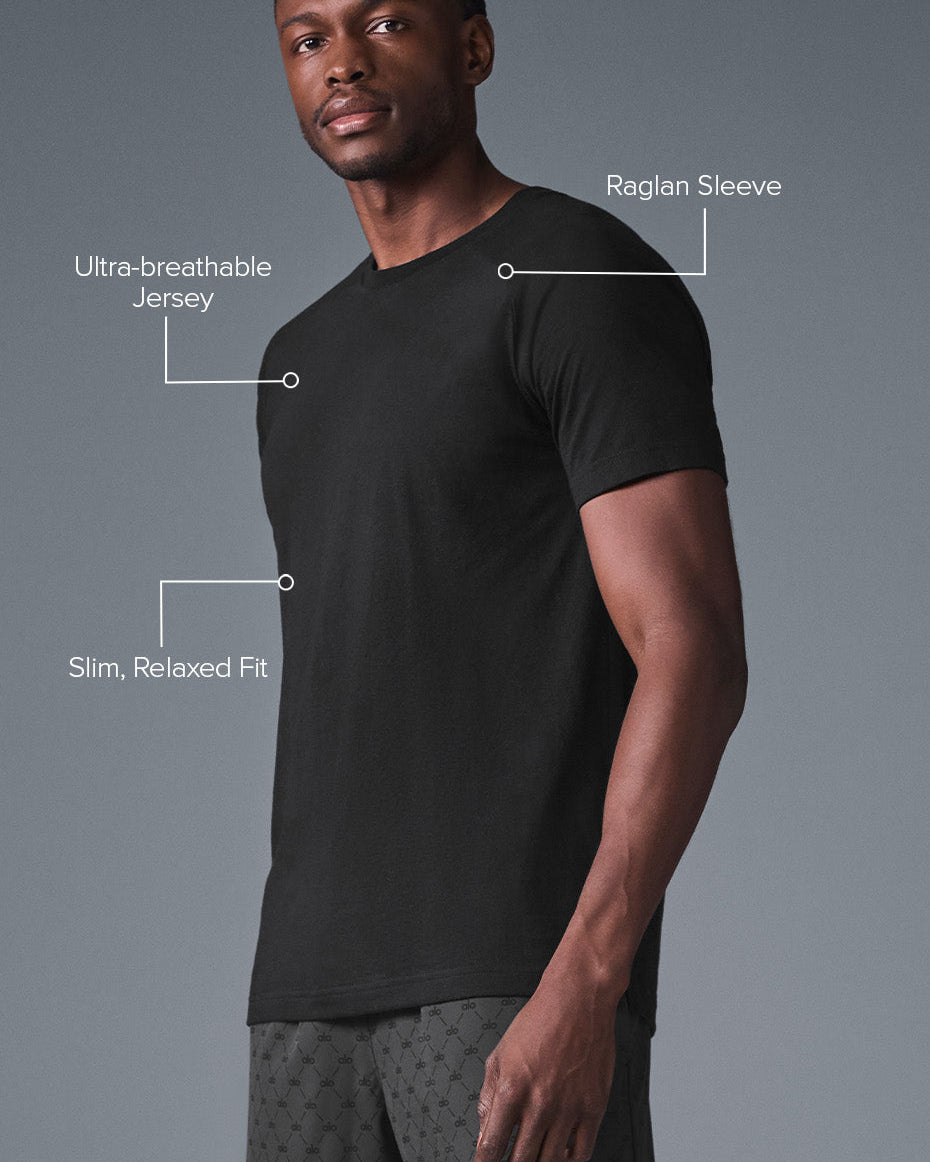 Triumph Raglan Tee - Black