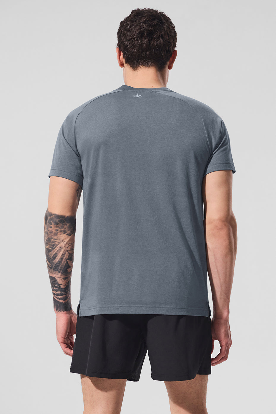 Triumph Raglan Tee - Steel Grey
