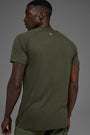 Triumph Raglan Tee - Green Olive