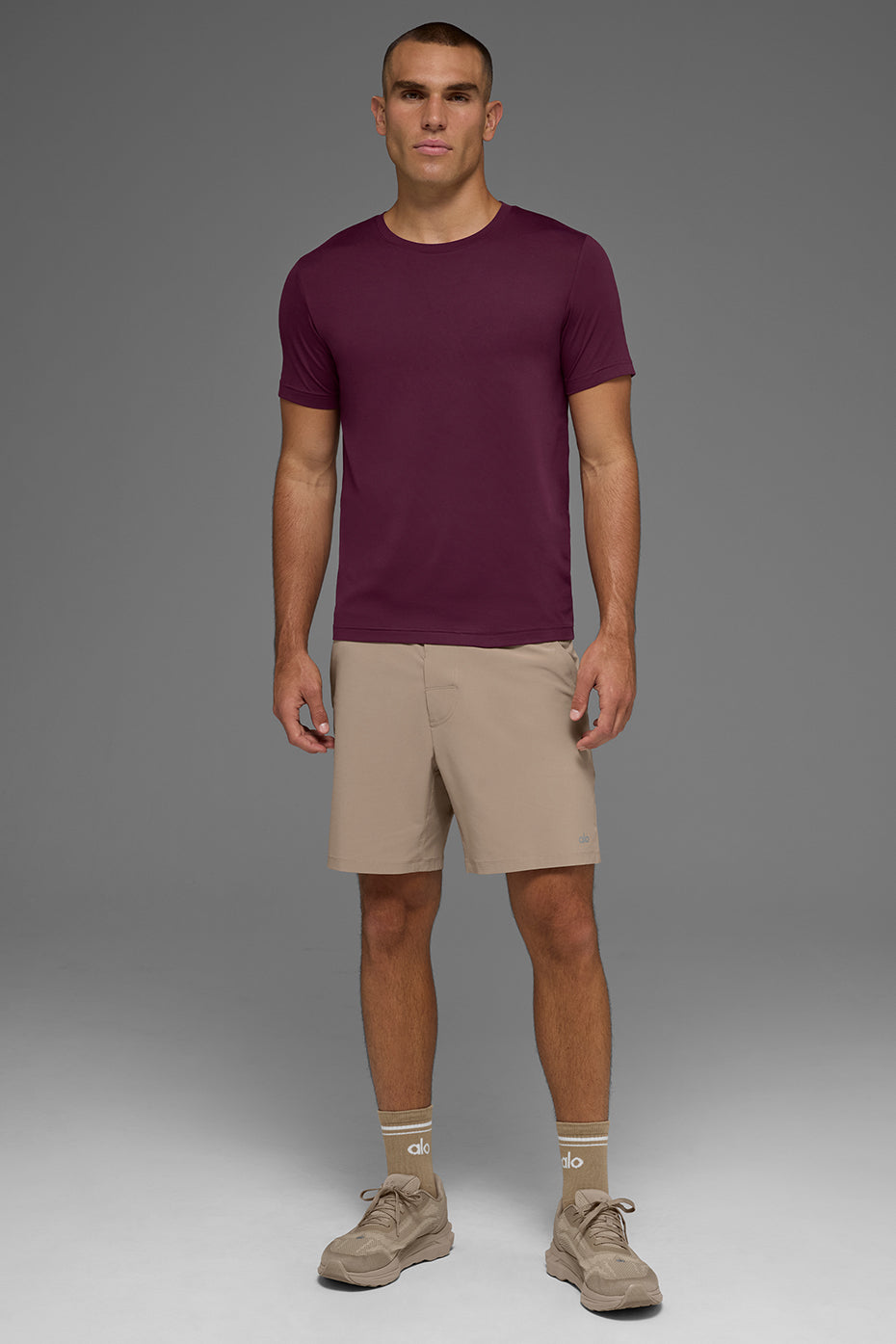 Conquer Reform Crewneck Short Sleeve - Burgundy