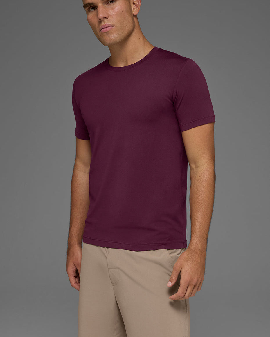 Conquer Reform Crewneck Short Sleeve - Burgundy
