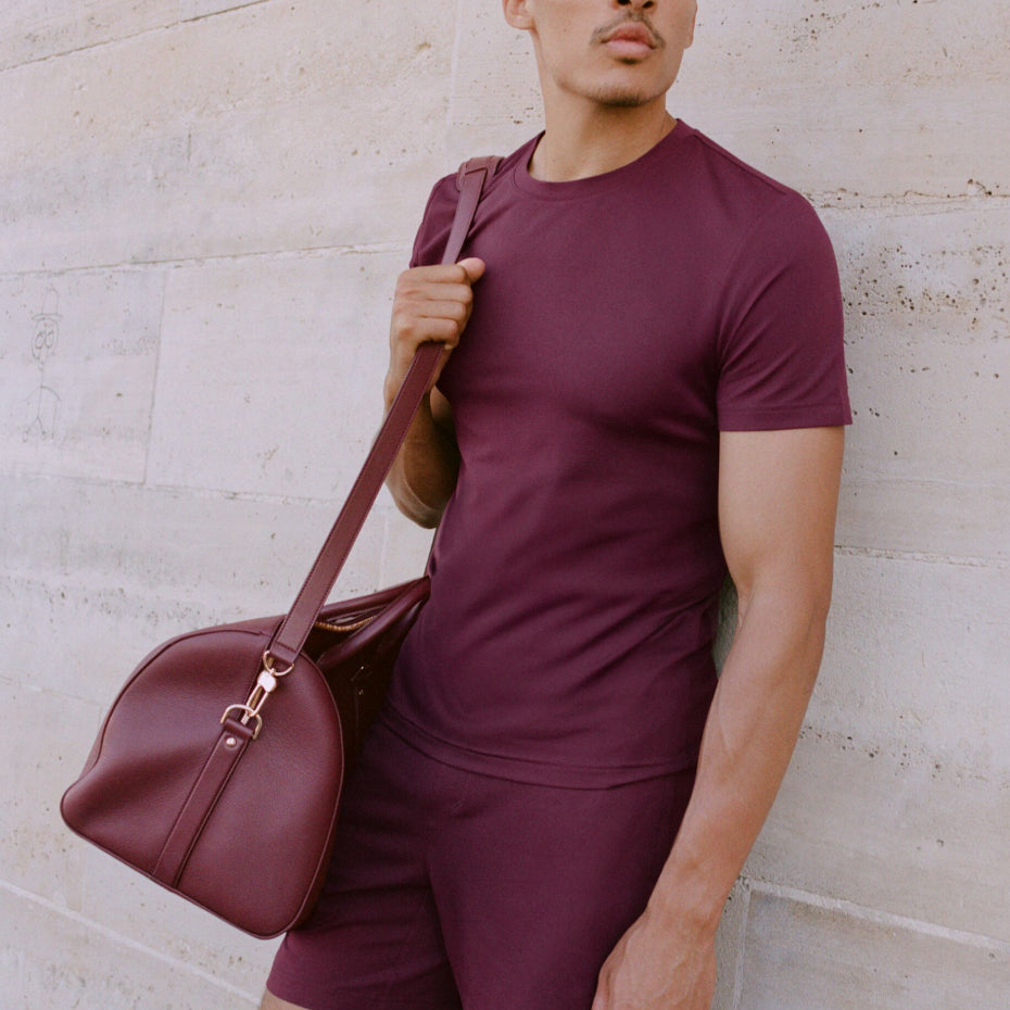 Conquer Reform Crewneck Short Sleeve - Burgundy