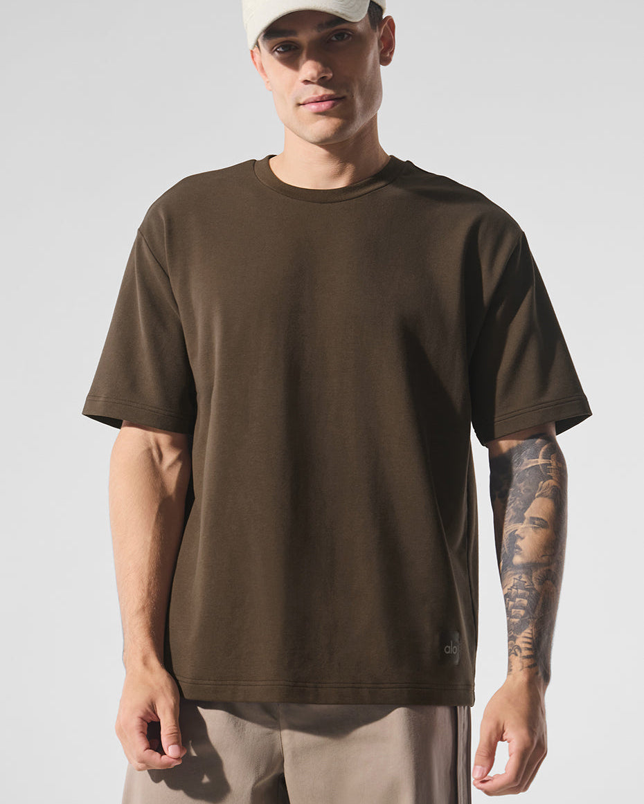 Double Take Short Sleeve - Espresso