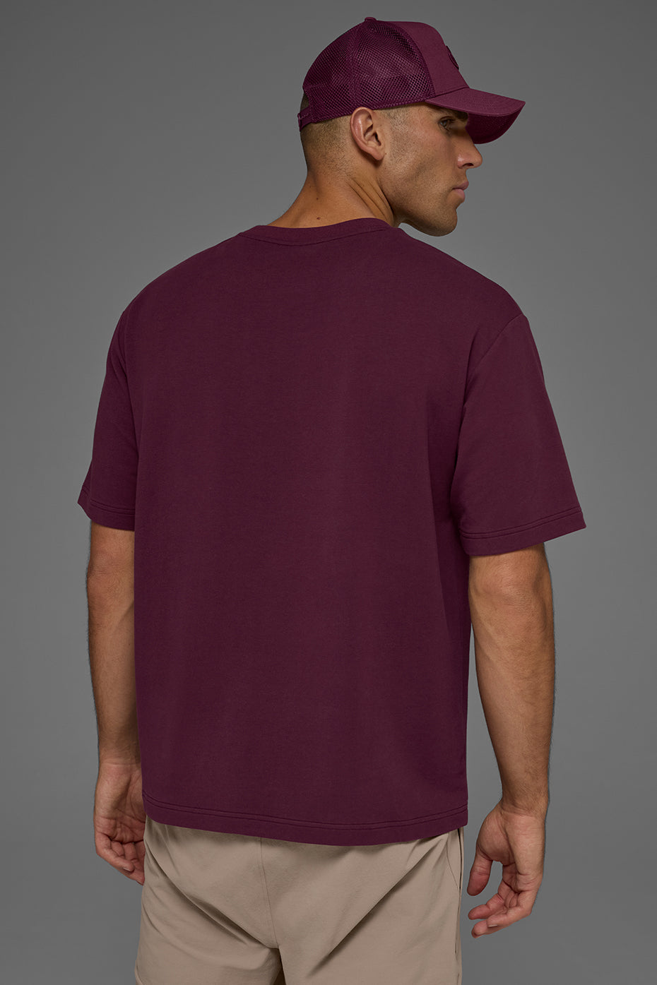 Double Take Short Sleeve - Burgundy