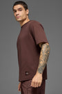 Double Take Short Sleeve - Brownstone