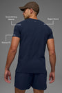 ALO Vapor Crewneck Short Sleeve - Navy