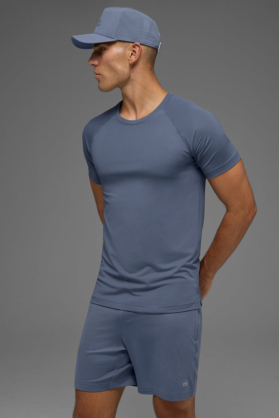 Idol Crewneck Short Sleeve - Bluestone