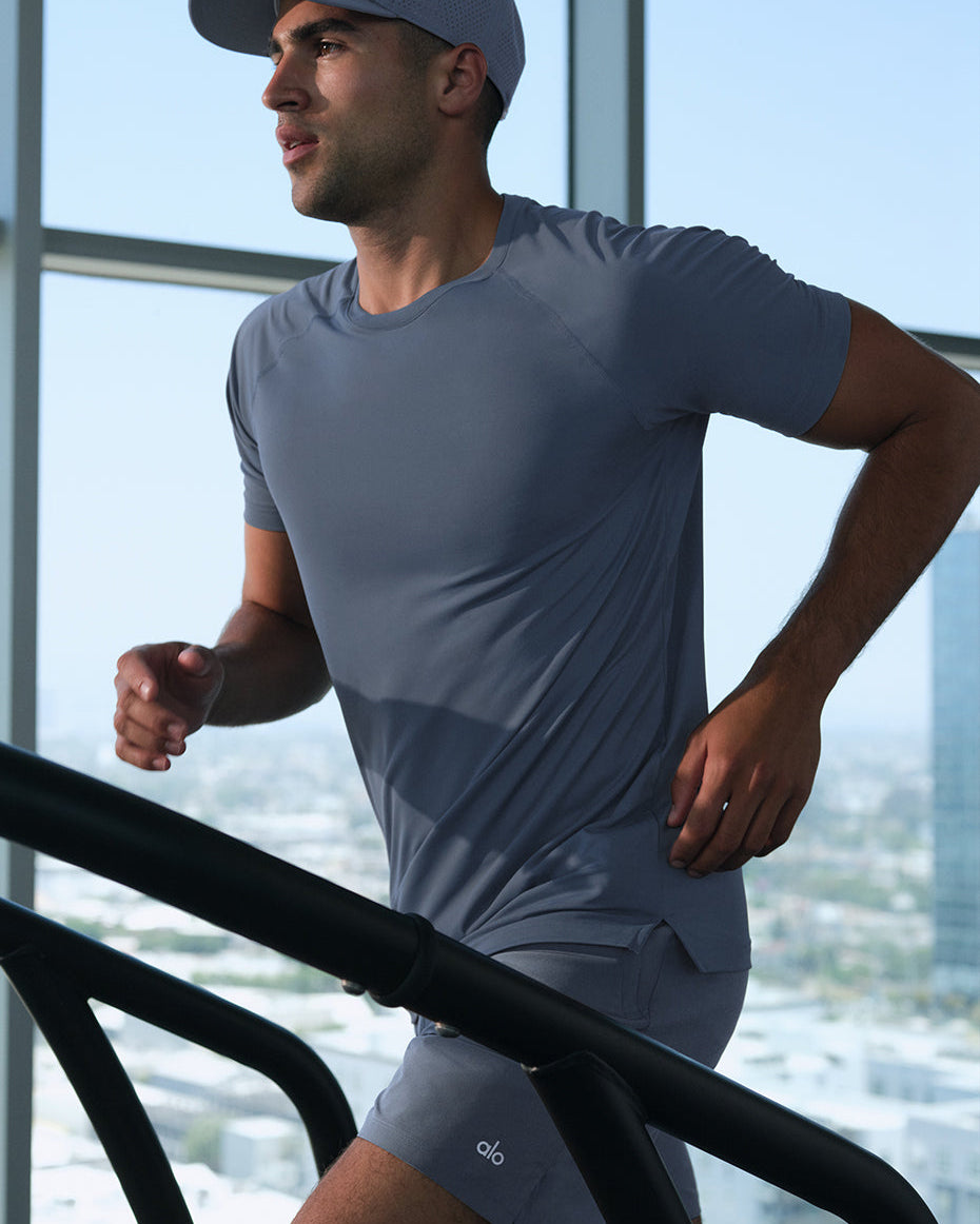 Idol Crewneck Short Sleeve - Bluestone