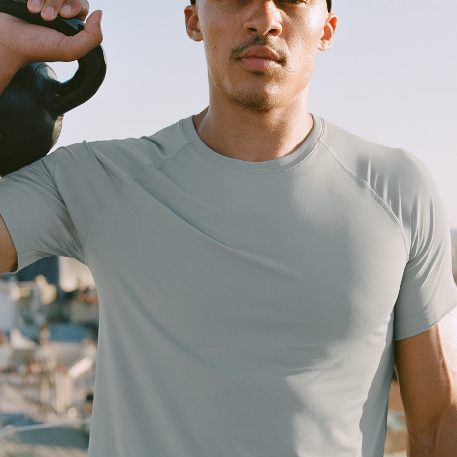 Idol Crewneck Short Sleeve - Lunar Grey