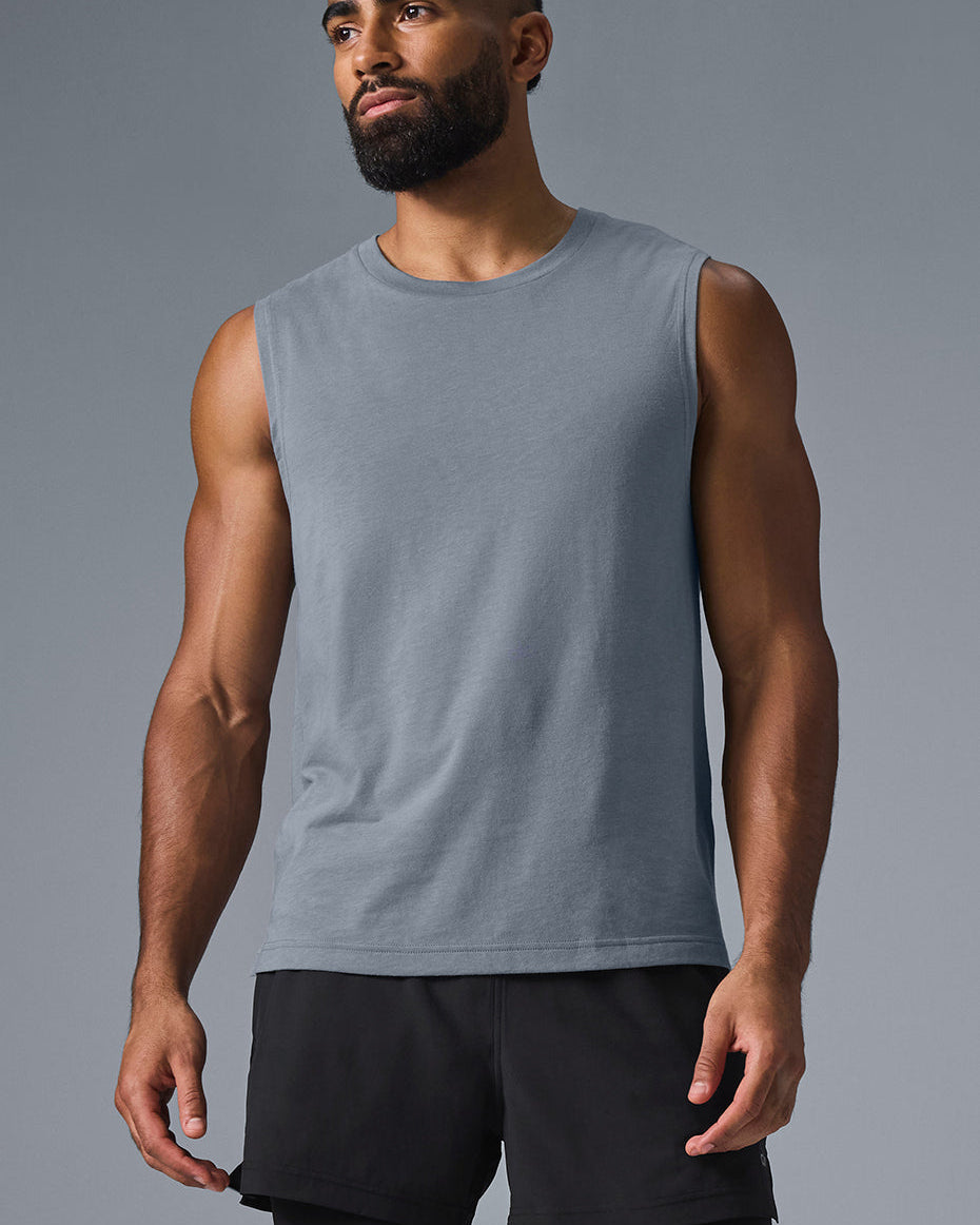 The Triumph Muscle Tank - Steel Grey