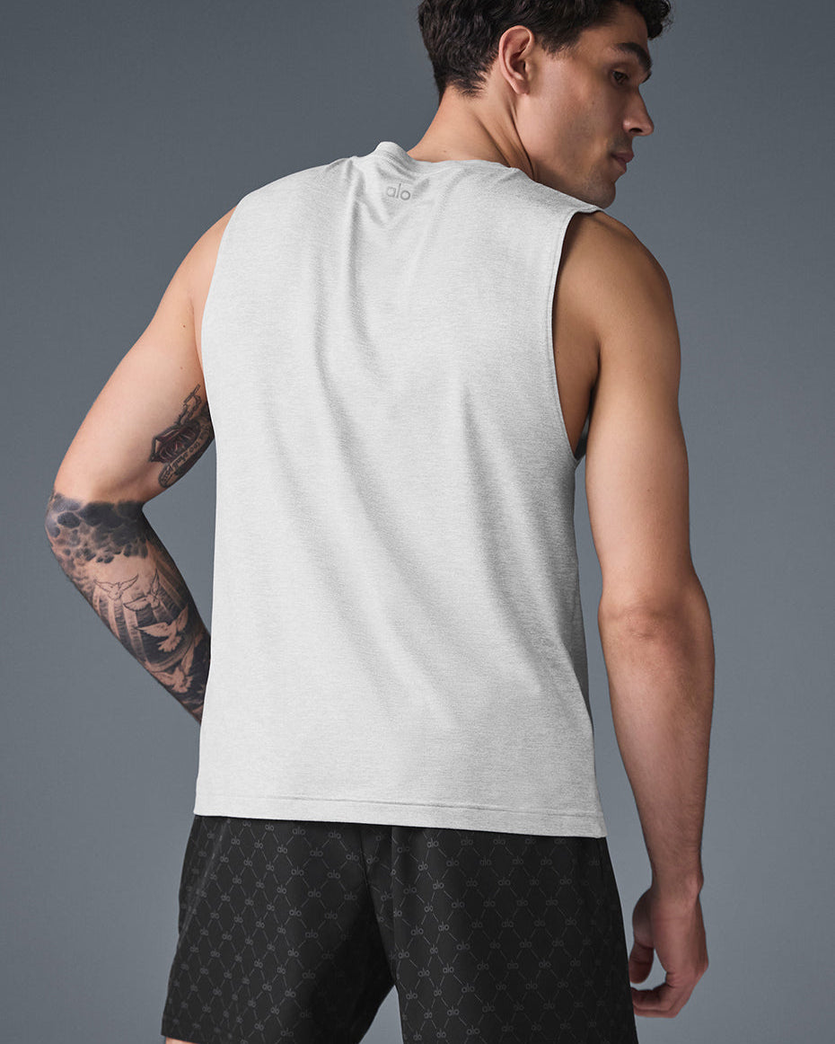 Conquer Muscle Tank - Athletic Heather Grey