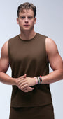 Conquer Muscle Tank - Espresso