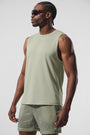 Conquer Muscle Tank - Limestone