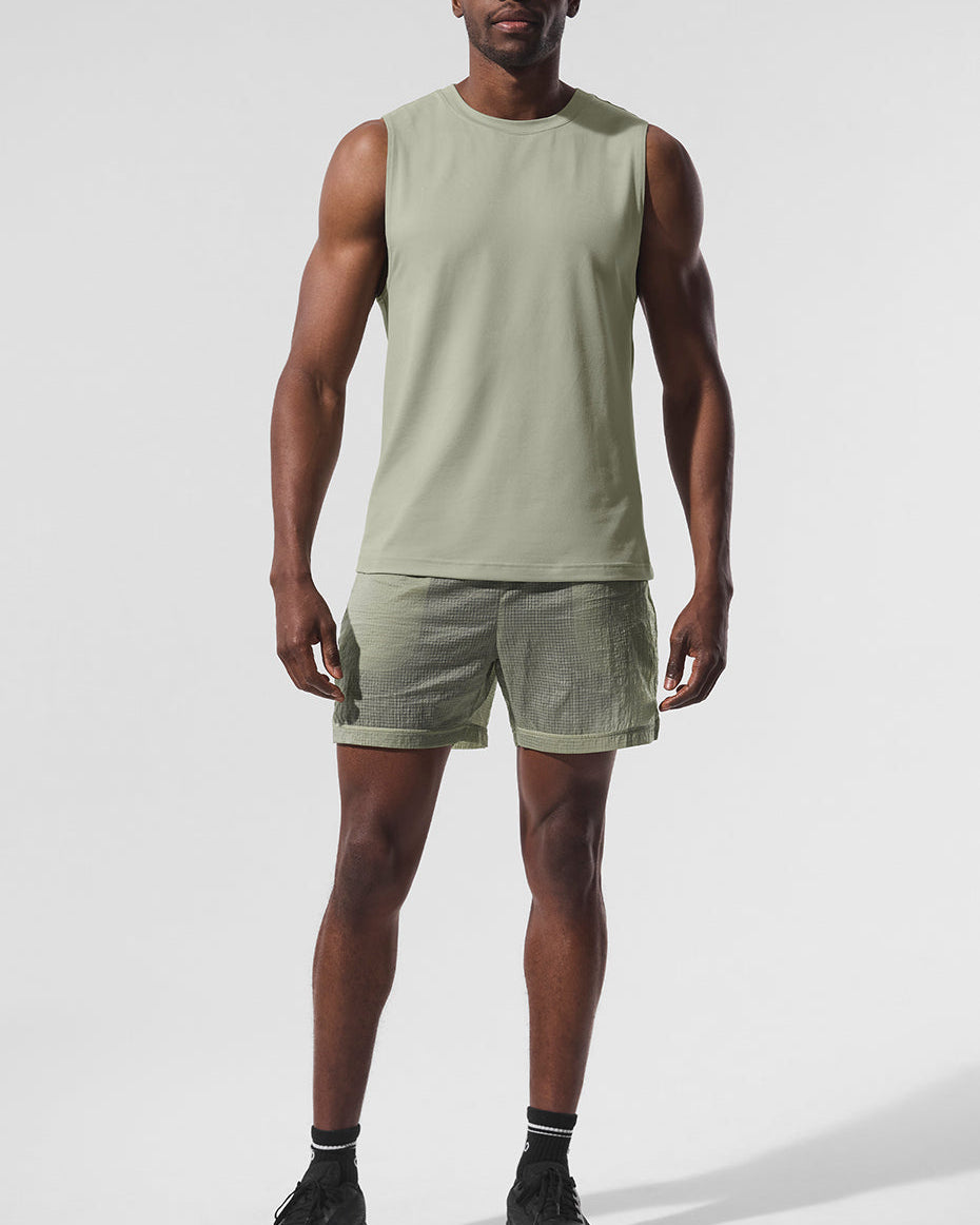 Conquer Muscle Tank - Limestone