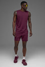 Conquer Muscle Tank - Burgundy