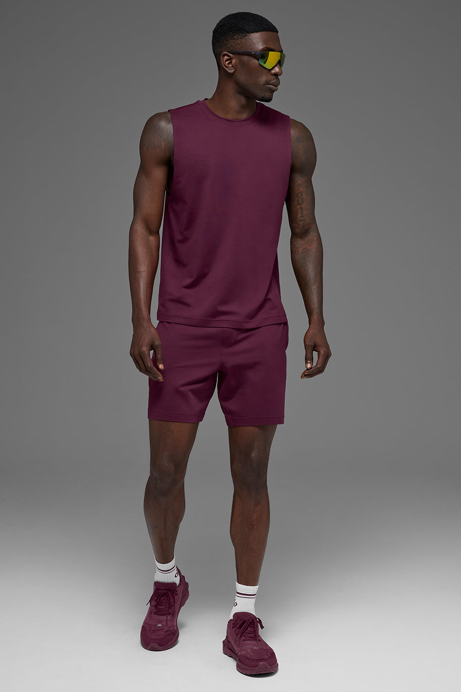 Conquer Muscle Tank - Burgundy