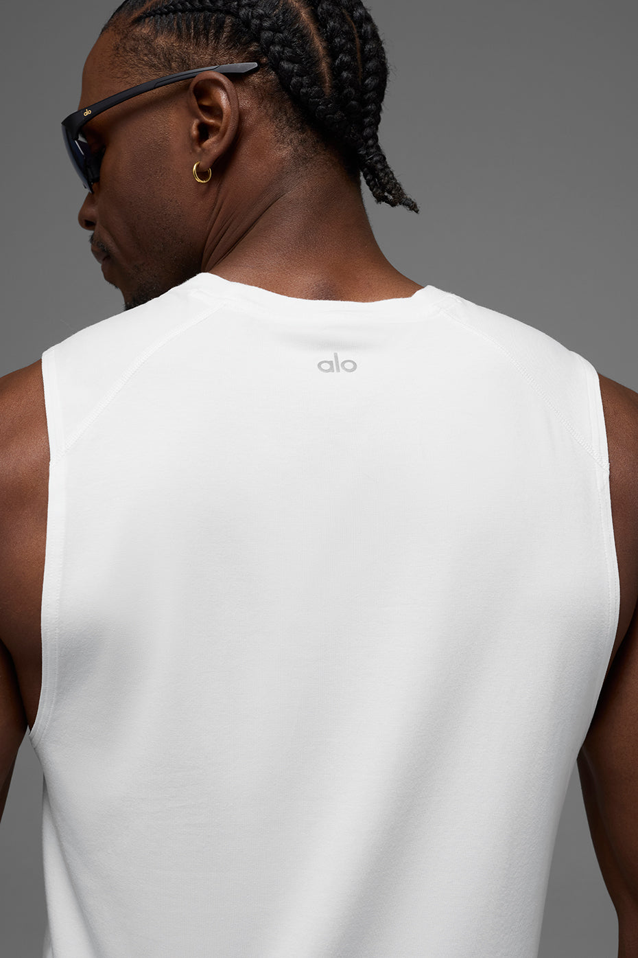 ALO Vapor Muscle Tank - White