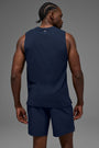 ALO Vapor Muscle Tank - Navy