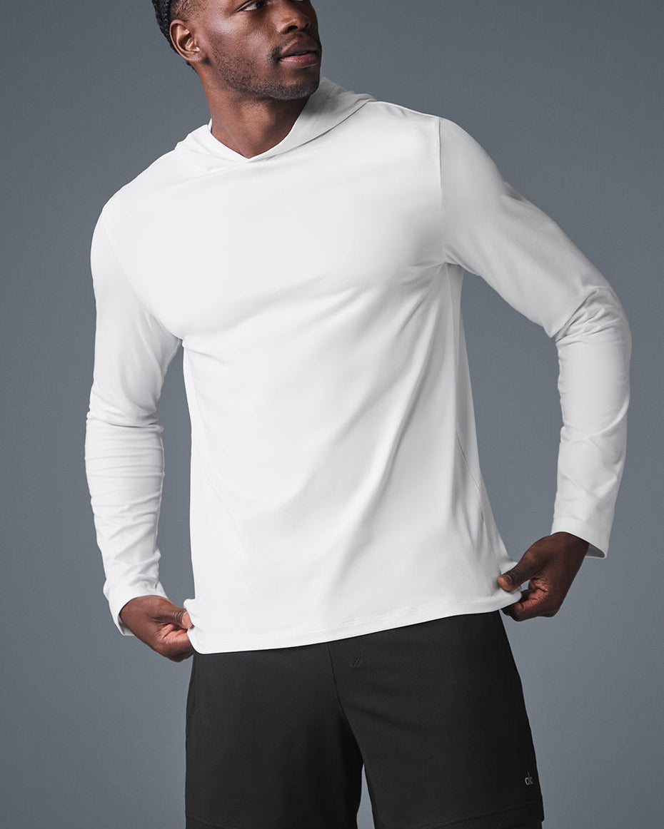 Conquer Reform Long Sleeve With Hood - White