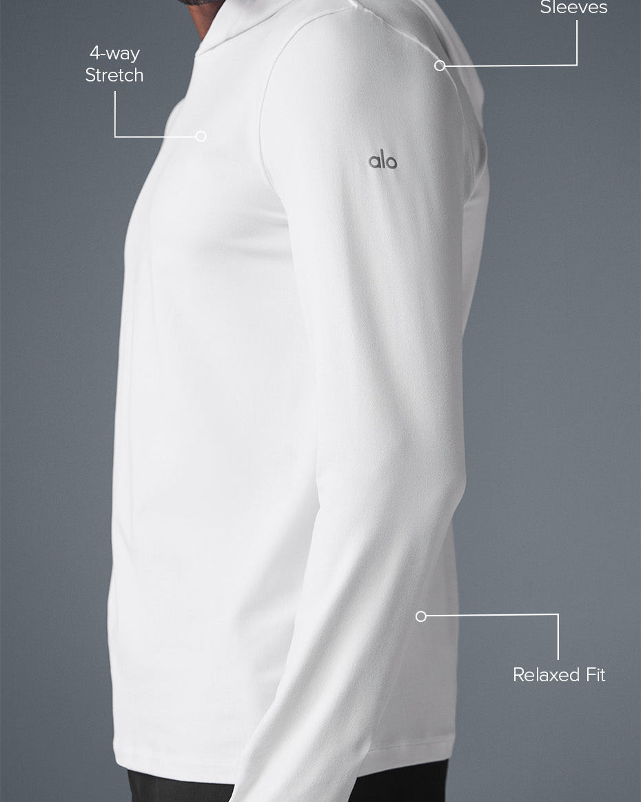 Conquer Reform Long Sleeve With Hood - White