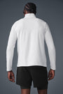 Conquer 1/4 Zip Reform Long Sleeve - White