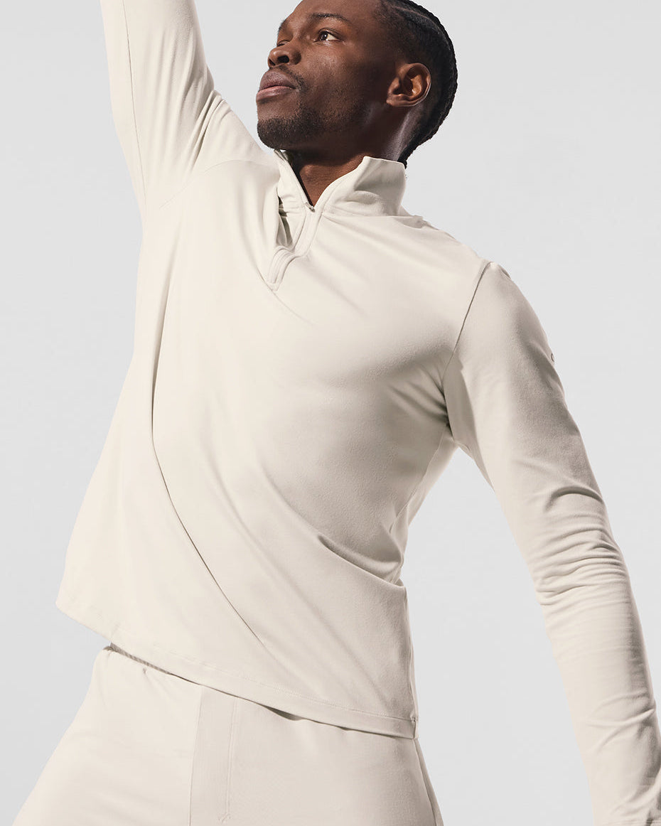 Conquer 1/4 Zip Reform Long Sleeve - Bone