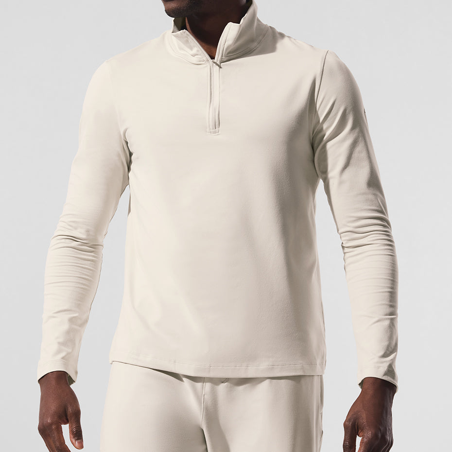 Conquer 1/4 Zip Reform Long Sleeve - Bone