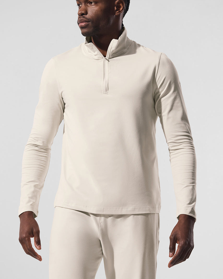 Conquer 1/4 Zip Reform Long Sleeve - Bone