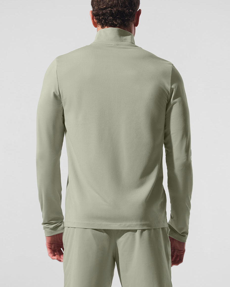 Conquer 1/4 Zip Reform Long Sleeve - Limestone