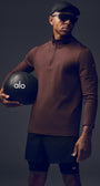 Conquer 1/4 Zip Reform Long Sleeve - Brownstone
