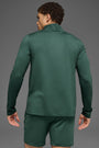 Conquer 1/4 Zip Reform Long Sleeve - Clover Green