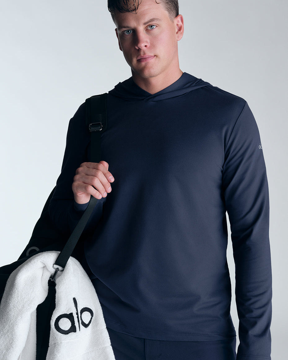 Conquer Reform Long Sleeve With Hood - Navy