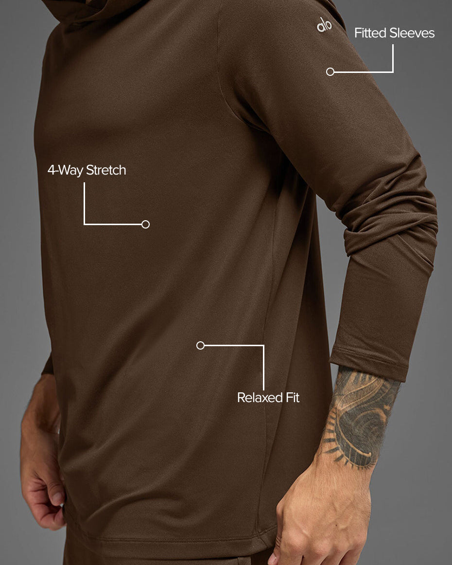 Conquer Reform Long Sleeve With Hood - Espresso