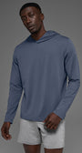 Conquer Reform Long Sleeve With Hood - Bluestone