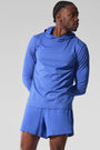 Conquer Reform Long Sleeve With Hood - Marathon Blue