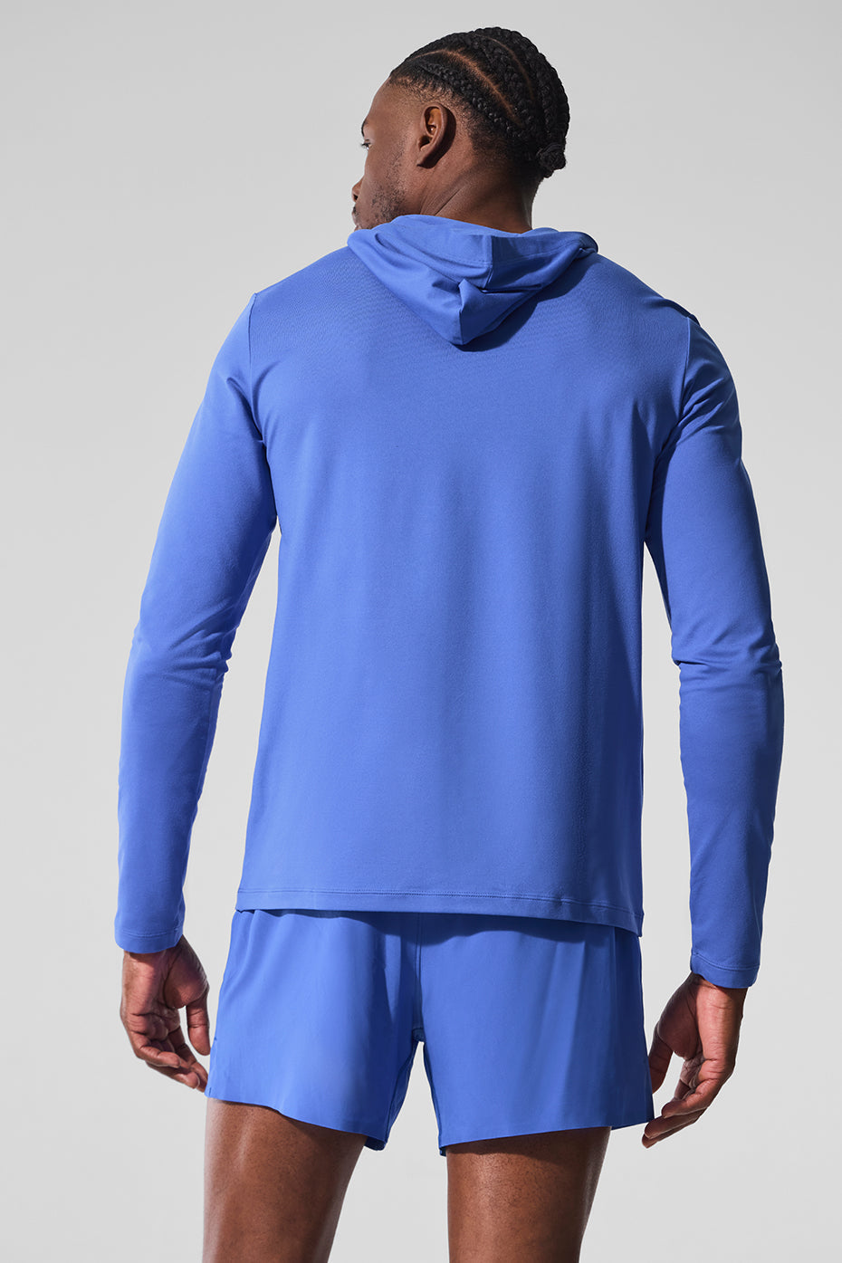 Conquer Reform Long Sleeve With Hood - Marathon Blue