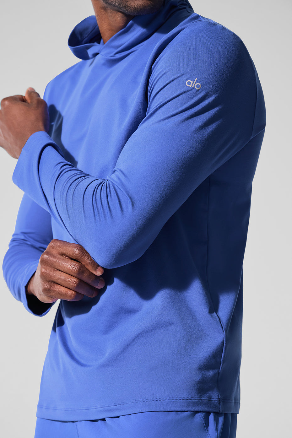 Conquer Reform Long Sleeve With Hood - Marathon Blue