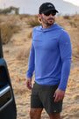 Conquer Reform Long Sleeve With Hood - Marathon Blue