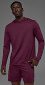 Conquer Reform Long Sleeve With Hood - Burgundy