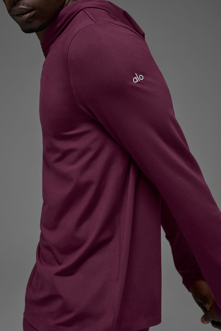 Conquer Reform Long Sleeve With Hood - Burgundy